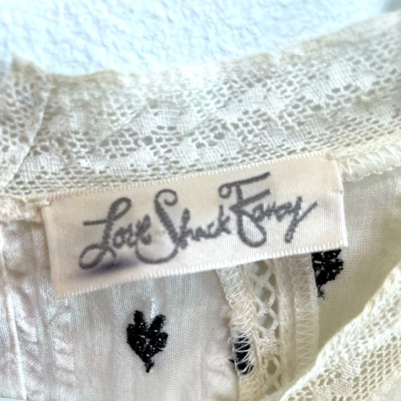 LoveShackFancy embroidered puff sleeve top - Picture 4 of 13